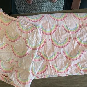 Pottery Barn Kids Rainbow 🌈  Full Size Duvet cover and 2 Sham’s.